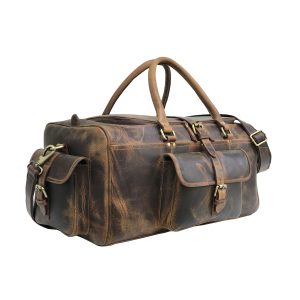 Zakara Leather Overnight Bag