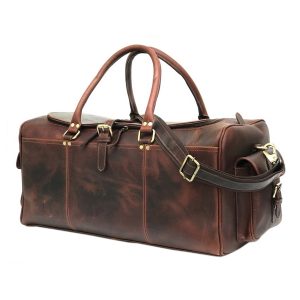 Zakara Leather Duffle Bag