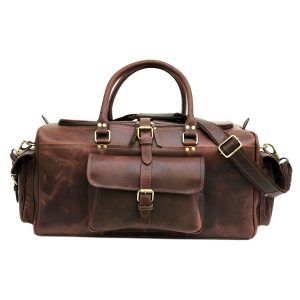 Zakara Leather Overnight Travel Bag