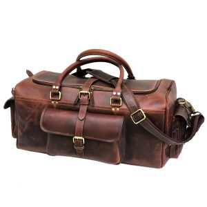 leather duffle bag men's india