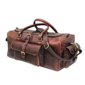 Zakara Leather Luggage Bag