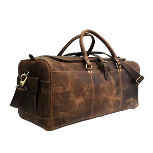 Zakara Leather Weekender Bag