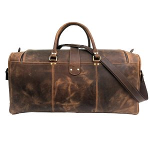 Zakara Leather Weekender Bag