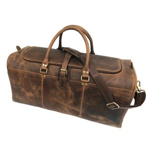 Zakara Leather Weekender Bag