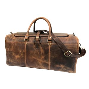 Zakara Leather Weekender Bag