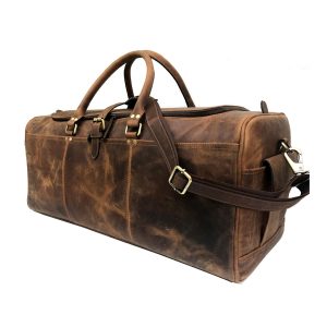 Zakara Leather Weekender Bag