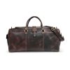 mens leather duffle bag