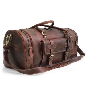 leather duffle bag for travelling