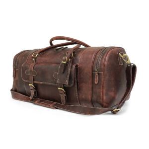 leather duffle bag men's india