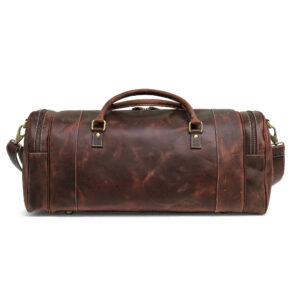 leather duffle bag mens personalized