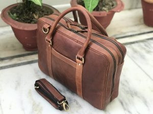 Leather Briefcase Bag