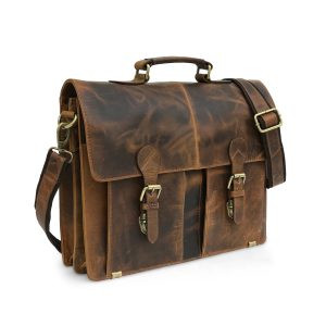 leather portfolio bag