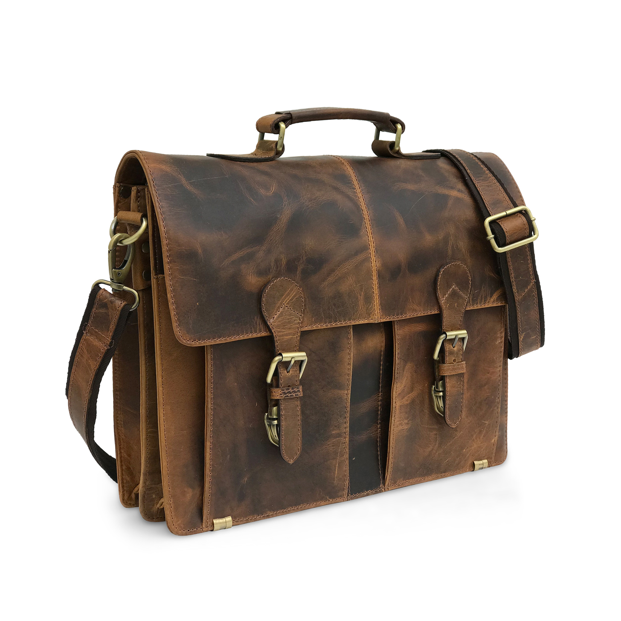 leather portfolio bag