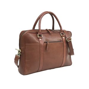 Zakara Leather Briefcase Bag