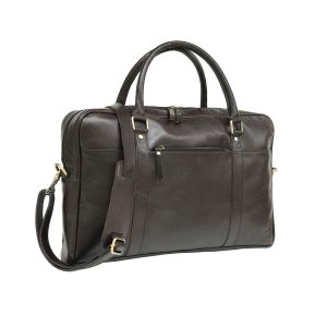 Zakara Leather Laptop Briefcase Bag