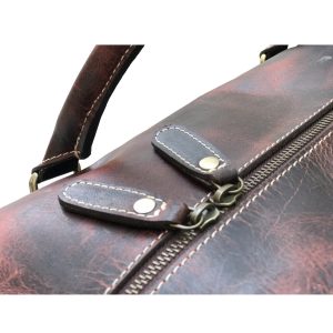 Zakara Leather Duffle Bag