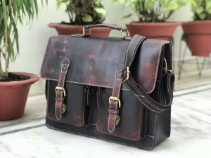 Zakara Leather Laptop Bag