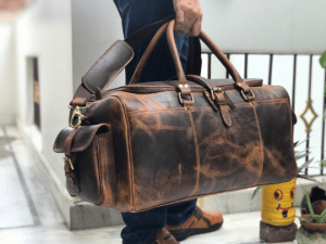 Zakara Leather Weekend Bag