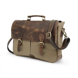 Funky_Leather_Canvas_Laptop_Bag