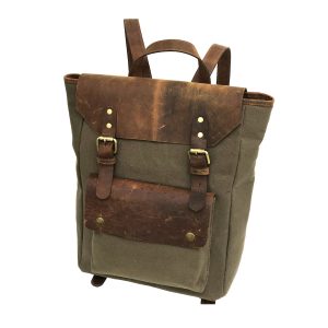 Zakara Canvas Leather Travel Bag