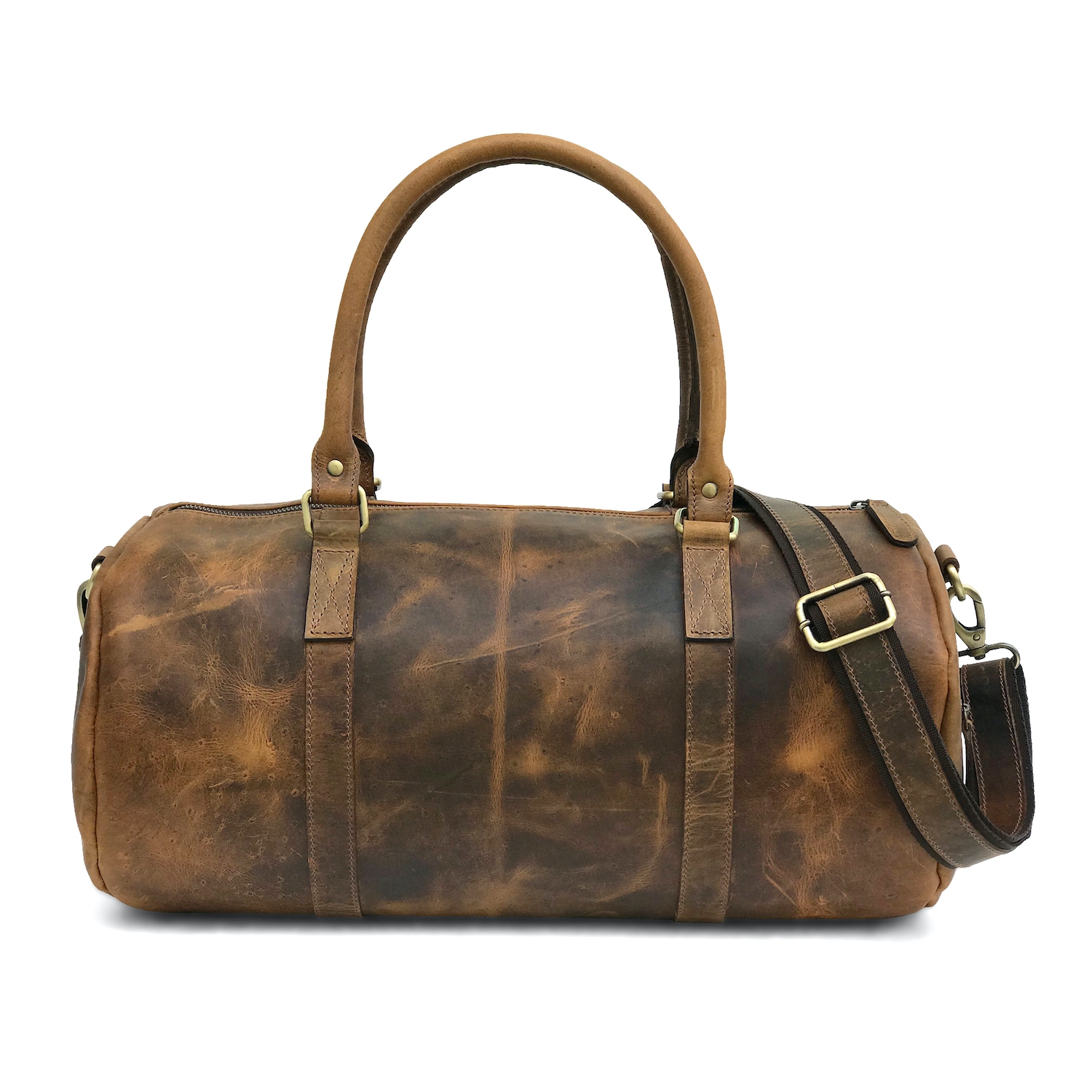 Vincent Buffalo Leather Duffle Bag for Men | Zakara Bags