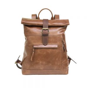 Zakara Leather Tracking Backpack