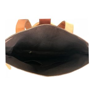 Zakara Leather Roll Top Backpack