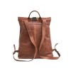 real leather backpack