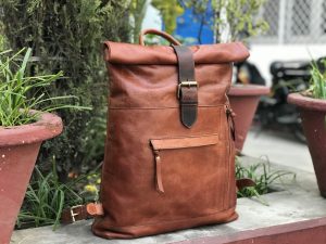 Zakara Leather Backpack