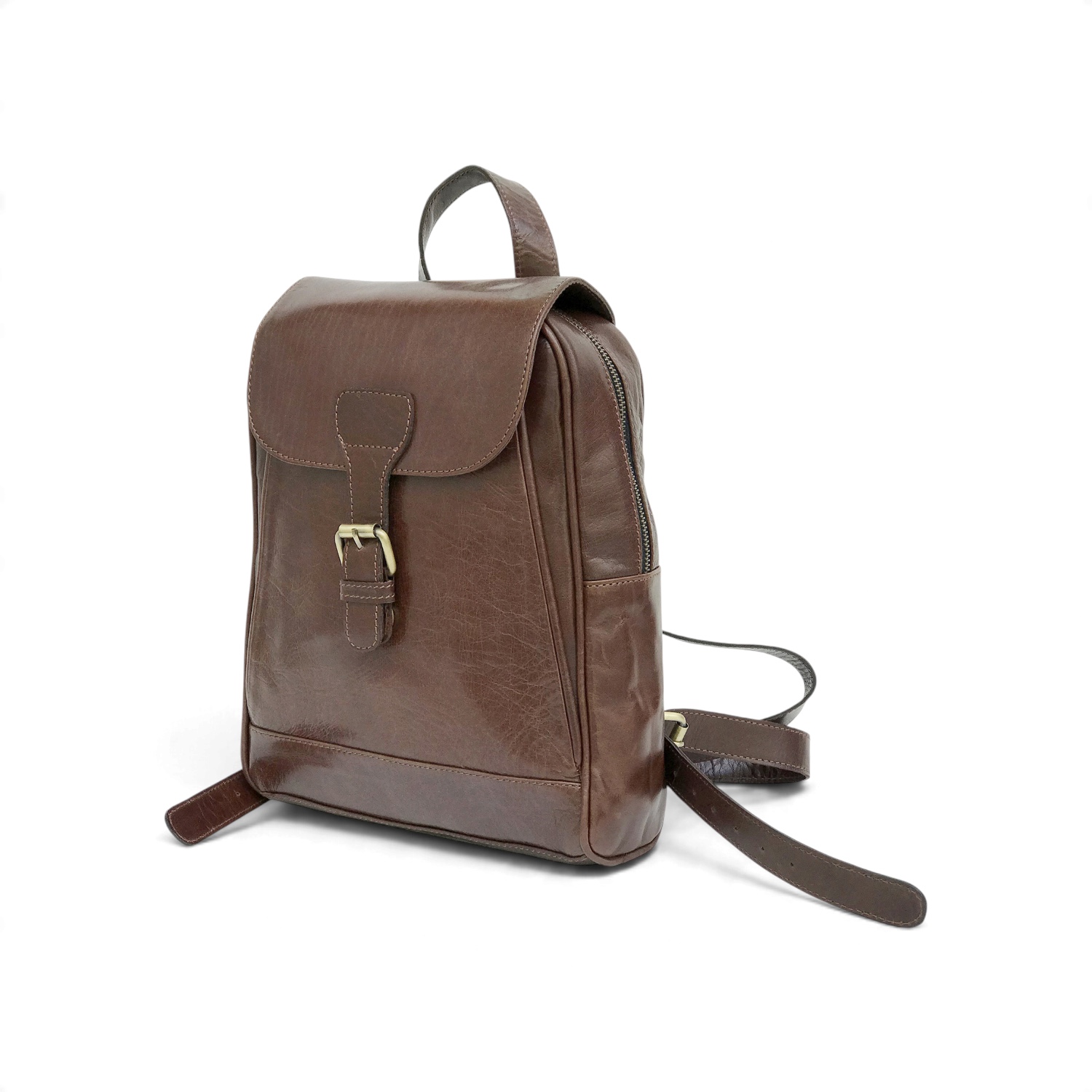 Leather Backpack for Laptop Carrier view 2