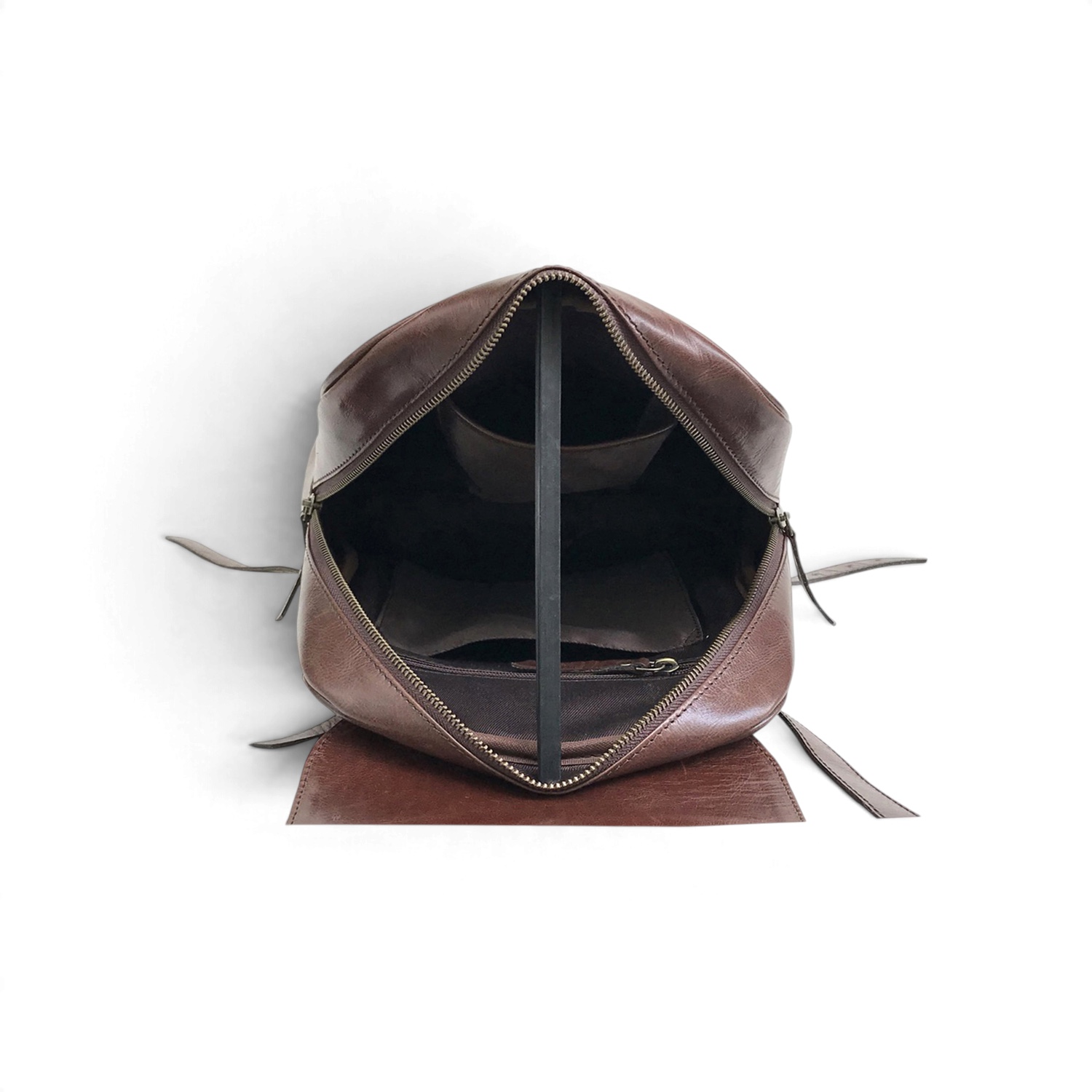 Leather Backpack for Laptop Carrier view 7
