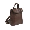 Leather Travel Backpack Shoulder Bag