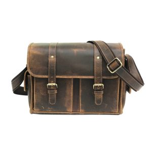 Zakara Leather Messenger Bag