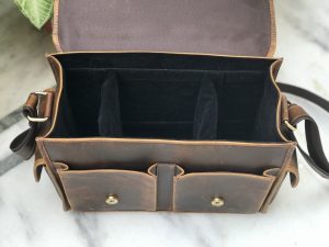 Zakara Leather Camera Bag