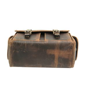 Zakara Leather Messenger Bag