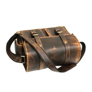 Zakara Leather Messenger Bag