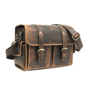 Zakara Leather Camera Bag