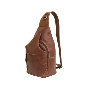 Zakara Leather Chest Bag