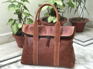 Zakara Leather Tote Bag