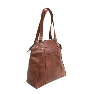 Zakara Leather Large Tote Bag
