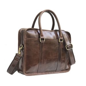 Zakara Leather Laptop Portfolio Bag