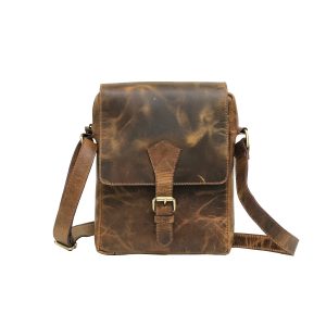 Zakara Leather Sling Satchel