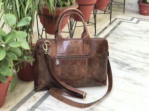 Zakara Leather Laptop Bag