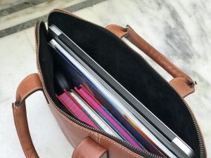 leather laptop case