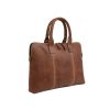 brown leather laptop bag
