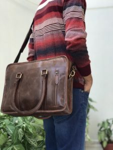 Zakara Leather Portfolio Bag