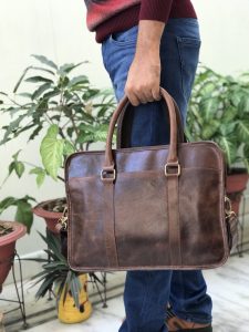 Zakara Leather Portfolio Bag