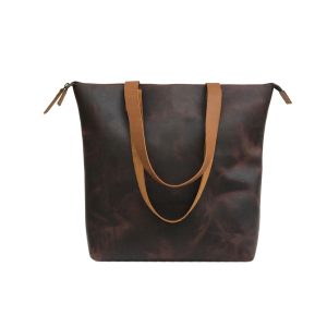 Zakara Leather Tote Bag