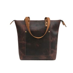 Zakara Leather Tote Bag