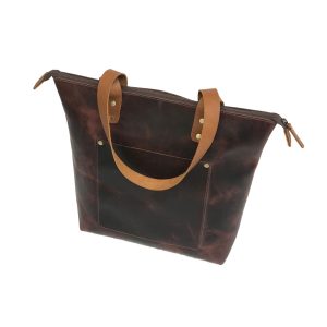 Zakara Leather Tote Bag